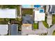 Aerial view of home featuring backyard pools and lots of green space at 3202 Inland St., North Myrtle Beach, SC 29582