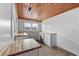 Modern kitchen showcasing butcher block counters, white cabinets, stainless appliances and bright windows at 3202 Inland St., North Myrtle Beach, SC 29582
