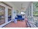 Spacious screened porch with brick flooring and plenty of room for seating at 3231 Center Rd., Georgetown, SC 29440