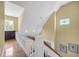 Bright hallway features hardwood floors and lots of natural light from large window at 3231 Center Rd., Georgetown, SC 29440