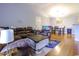 Comfortable living room with wood floors, contemporary decor, and a cozy atmosphere at 3774 Hitchcock Way # 836, Myrtle Beach, SC 29572