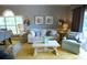 Cozy living room featuring comfortable seating, decorative mirrors, and a geometric patterned rug at 390 Lands End Blvd. # 4-201, Myrtle Beach, SC 29572