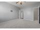 Bedroom featuring a ceiling fan, neutral walls, and a door leading to a closet at 4115 Alvina Way, Myrtle Beach, SC 29579