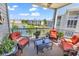 Serene balcony with comfortable seating and scenic views of the surrounding community at 4820 Magnolia Lake Dr. # 305, Myrtle Beach, SC 29577