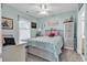 Light and airy bedroom with coastal decor, a comfortable bed, and a beachy vibe at 4820 Magnolia Lake Dr. # 305, Myrtle Beach, SC 29577