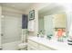Well-lit bathroom featuring double sinks, a shower-tub combination, and tasteful decorations at 5034 Selene Ct., Myrtle Beach, SC 29588