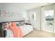 Bedroom with floral accents and outdoor access at 5034 Selene Ct., Myrtle Beach, SC 29588