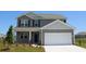 Charming two-story home featuring a neutral color scheme, a two-car garage, and a well-manicured front yard at 5180 Yellowstone Dr., Conway, SC 29526