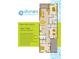 Floor plan of Unit A featuring 3 beds, 3 baths, and 1,425 sq ft, with premium kitchen and bath finishes at 5200 N Kings Hwy. # 2-E, Myrtle Beach, SC 29577