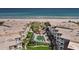 Stunning aerial view of the condo complex, beach, and ocean at 5601 N Ocean Blvd. # A-307, Myrtle Beach, SC 29577