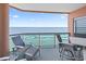 Relax and unwind on this balcony, with views of white sandy beaches and the blue ocean at 5700 N Ocean Blvd. # Ph12, North Myrtle Beach, SC 29582
