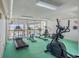 Modern fitness center with a variety of exercise machines overlooking the ocean at 5700 N Ocean Blvd. # Ph12, North Myrtle Beach, SC 29582