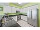 Well-equipped kitchen featuring stainless steel appliances and white cabinets at 5700 N Ocean Blvd. # Ph12, North Myrtle Beach, SC 29582