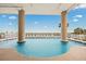 A refreshing swimming pool providing the perfect spot for relaxation and recreation at 5700 N Ocean Blvd. # Ph12, North Myrtle Beach, SC 29582