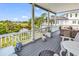 Outdoor deck offering a scenic view of the water and golf course, perfect for relaxing or entertaining guests at 601 46Th Ave. S, North Myrtle Beach, SC 29582
