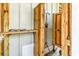 Outdoor shower with wood design, features a shower head and shelf with room for toiletries at 601 46Th Ave. S, North Myrtle Beach, SC 29582