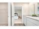 Spacious bathroom with double sinks, granite counters connecting to Primary bedroom at 651 Culmen Ct., Myrtle Beach, SC 29588