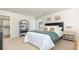 Inviting bedroom showcasing a comfortable bed, stylish decor, and ample natural light at 651 Culmen Ct., Myrtle Beach, SC 29588