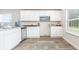 Bright kitchen features white cabinets, stainless steel appliances, and durable granite countertops at 664 Culmen Ct., Myrtle Beach, SC 29588