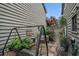 Backyard patio featuring mature plants, paver stones and outdoor seating at 705 11Th Ave. S, North Myrtle Beach, SC 29582