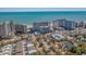 Aerial view of a hotel and parking, offering parking and resort convenience at 7200 N Ocean Blvd. # 260, Myrtle Beach, SC 29572
