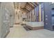 Hotel lobby with a modern reception desk, wood accents, and elegant lighting at 7200 N Ocean Blvd. # 260, Myrtle Beach, SC 29572