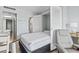 Efficient bedroom layout with murphy bed, table and chair, maximizes space and style at 7500 N Ocean Blvd. # 6122, Myrtle Beach, SC 29572