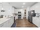 Open kitchen featuring a large island, stainless steel appliances, and abundant cabinet space at 915 Sorano St., Myrtle Beach, SC 29579
