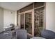 Balcony with outdoor seating offering views of the interior of the building at 100 North Beach Blvd. # 710, North Myrtle Beach, SC 29582