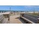 Easy access to the beach via private walkway with built-in benches to relax and enjoy the sunshine at 100 North Beach Blvd. # 710, North Myrtle Beach, SC 29582