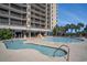 Large outdoor pools include access to the building, a slide, and lounge seating in the sun at 100 North Beach Blvd. # 710, North Myrtle Beach, SC 29582