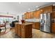 Kitchen with granite countertops, stainless steel appliances, and an island at 1044 Martin Ln., Conway, SC 29526
