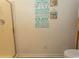 Bright bathroom showcasing fun decor, including a beachy theme wall decor and a modern shower stall at 108 Pipers Ln. # 108, Myrtle Beach, SC 29575