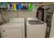 Laundry room equipped with washer, dryer, wire rack and water heater at 108 Pipers Ln. # 108, Myrtle Beach, SC 29575
