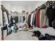 Walk-in closet with metal racking and hanging storage in a home at 1102 Boswell Ct., Conway, SC 29526