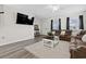 Cozy living room with modern decor, including plush sofa and stylish coffee table at 1102 Boswell Ct., Conway, SC 29526