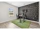 Office with a geometric wall and two chairs at 1102 Boswell Ct., Conway, SC 29526