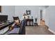 Cozy office space featuring a ceiling fan, desk and comfortable seating area at 1352 Jolly Roger Dr., North Myrtle Beach, SC 29582