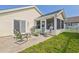 Home's back patio featuring a seating area, and grill at 1407 Sunningdale Ln., Myrtle Beach, SC 29588