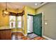 Inviting entryway with wood floors and a view of a bay window nook at 1412 Reid Ct., Myrtle Beach, SC 29588