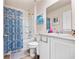 Functional bathroom with a shower-tub combo, white vanity and neutral decor at 142 Pine Forest Dr., Conway, SC 29526