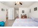 Comfortable bedroom featuring bright light and an attached bathroom at 142 Pine Forest Dr., Conway, SC 29526