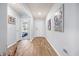 Hallway featuring wood-look floors and doors leading to other rooms at 142 Pine Forest Dr., Conway, SC 29526
