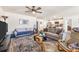 An open-concept living room connects to a kitchen, offering a comfortable and stylish living space at 142 Pine Forest Dr., Conway, SC 29526