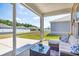 Inviting patio with comfortable seating and scenic backyard views at 142 Pine Forest Dr., Conway, SC 29526