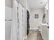Full bathroom featuring a shower, a stackable washer and dryer, and tile floors at 149 Ella Kinley Circle # 302, Myrtle Beach, SC 29588