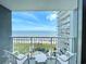 Balcony view overlooking the ocean and resort pool at 161 Seawatch Dr. # 710, Myrtle Beach, SC 29572