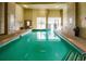 Indoor pool area with tile floors, natural lighting, and 3-foot depth markings at 1805 Windmere W S Ocean Blvd. # 1109, Myrtle Beach, SC 29575