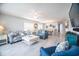 Comfortable and stylish living space featuring ocean views, a dining area, and modern decor at 1903 S Ocean Blvd. # 1110, North Myrtle Beach, SC 29582