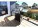 Grill on deck with door for easy access at 1931 Lakeview Circle, Surfside Beach, SC 29575